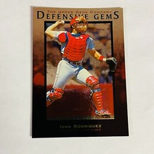 1997 MLB Baseball Upper Deck #138 Defensive Gems Ivan Rodriguez
