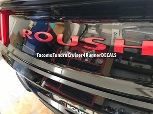 Roush Style Grille Or Trunk Badge – Chrome Emblem, 2-Year Warranty, Universal Placement