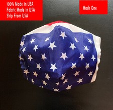 Reusable US American Flag Face Mask Covering