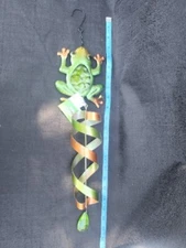 Frog Metal Wind chime Spinner Garden Yard Decor