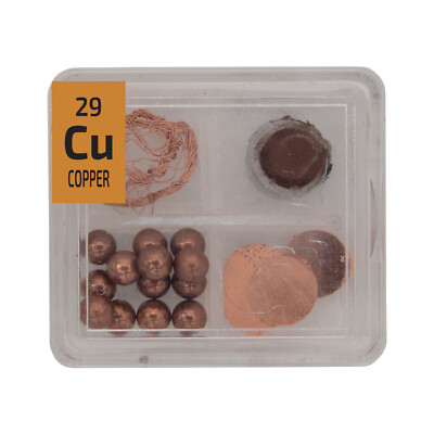 Copper Metal Wire Powder Pellets Foil Quad Element Tile Pure - Periodic Table