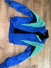 Bellwether Vintage Cycling Jacket Size Medium Blue And Green