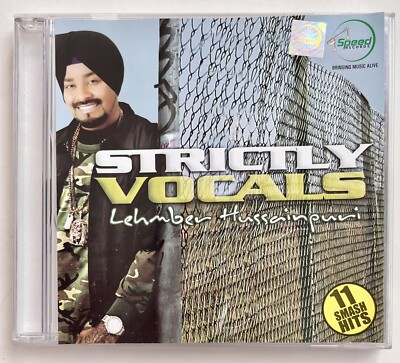 Lehmber Hussainpuri Strictly Vocals RARE OOP Bhangra CD Excellent Condition