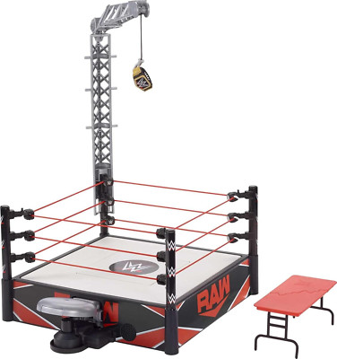WWE Wrekkin Kickout Ring Playset Action Figures Launcher Ref Mode 20 Inches