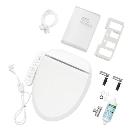 Multifunktional Elektrisch Bidet Sitz Smart Dusch WC-Sitze Toilettensitz 1300W - Bild 11 von 24