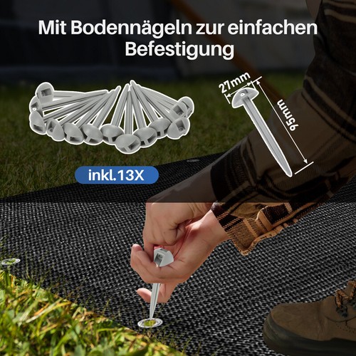 Vorzeltteppich Zeltteppich Campingteppich Caravan Teppich Outdoorteppich - Bild 3 von 11