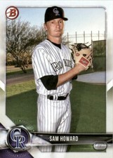 2018 Bowman Prospects Sam Howard Colorado Rockies #BP109 Baseball Card
