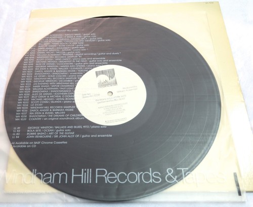 WINDHAM HILL 1979 Erik Satie BILL QUIST Klaviersoli WH-1008 NM LP - Bild 2 von 3