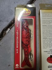 Real Fish Bait Intruder VMC Hooks 6.5 Red CrawRare NIB  Custom Swimbaits Floater