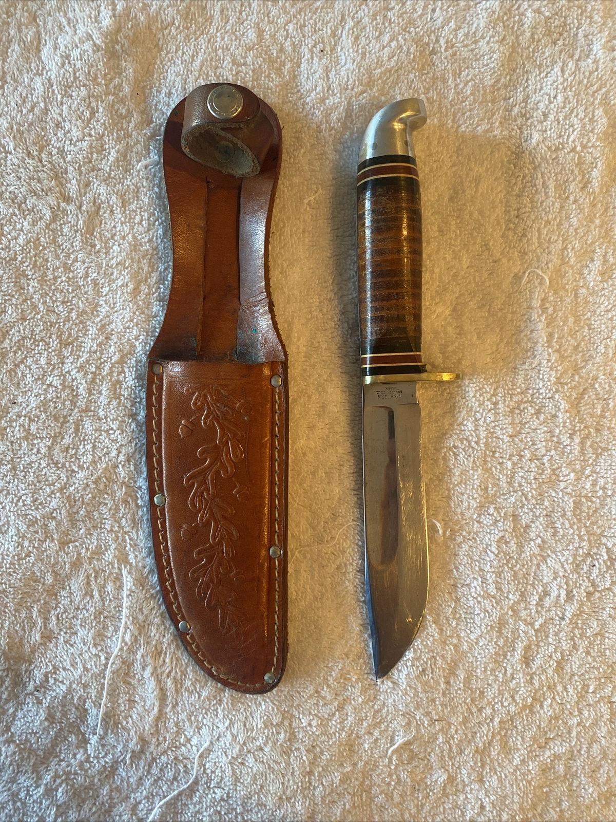 Vintage Knife Western Boulder Colo. L465 Hunter Skinner, Very Nice eBay