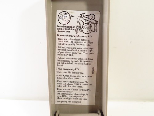 Sears Craftsman 139.53684/139.18795 Keyless Entry Garage Keypad, Used - Picture 3 of 5