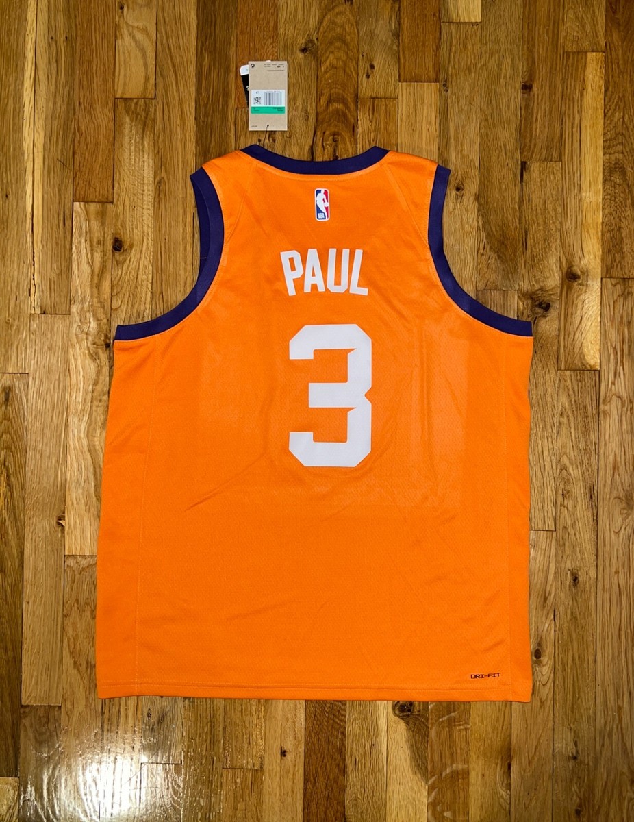 CHRIS PAUL Nike Swingman Orange PHOENIX SUNS Jersey 52 XL
