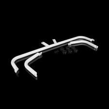 BRAUM Racing White Gloss Seat Belt Harness Bar Kit for Nissan Z RZ34 400Z 23+