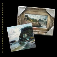 AMLETO COLUCCI, 2 quadri olio su tela arte Sorrento Amalfitan coast Amalfi