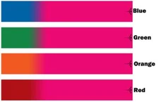 White Water Archery Pink Fade Solid 1 Arrow Wraps 15 Pc Pack Multiple Colors