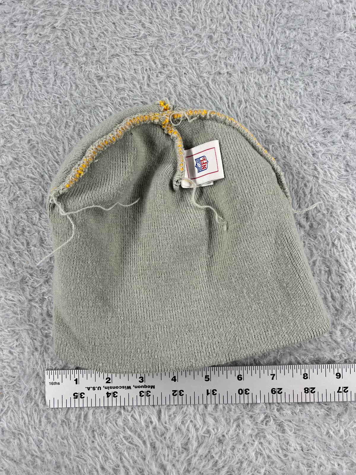 Green Bay Packers Adidas Beanie Toque Adult Yellow Gray Knit 100% Acrylic NFL thumbnail 6