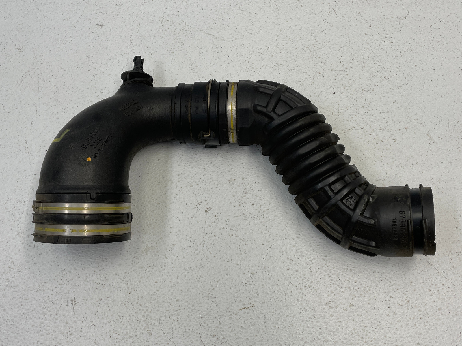 14-17 Maserati Ghibli S Intercooler Air Intake Hose Tube Pipe Set 3.0L 1504 OEM