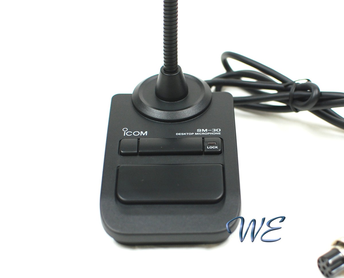 【美品】ICOM SM-30 デスクトップ マイクロフォン ICOM SM-30 Desktop Microphone New | eBay