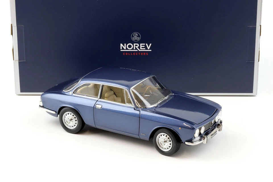 1:18 Norev Alfa Romeo 2000 GTV Coupe 1973 Blu Pervinca blue metallic - Limited - Bild 2 von 4