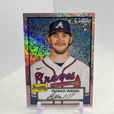 2021 Topps Chrome Platinum #105 Patrick Weigel Rose Gold Mini-Diamonds #/75