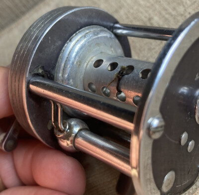 Moulinet à vent vintage Langley Streamlite modèle 310 KC niveau