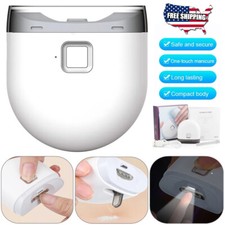 Safe Electric Nail Clipper Durable Automatic Thick Nails Trimmer Cutter Tools US
