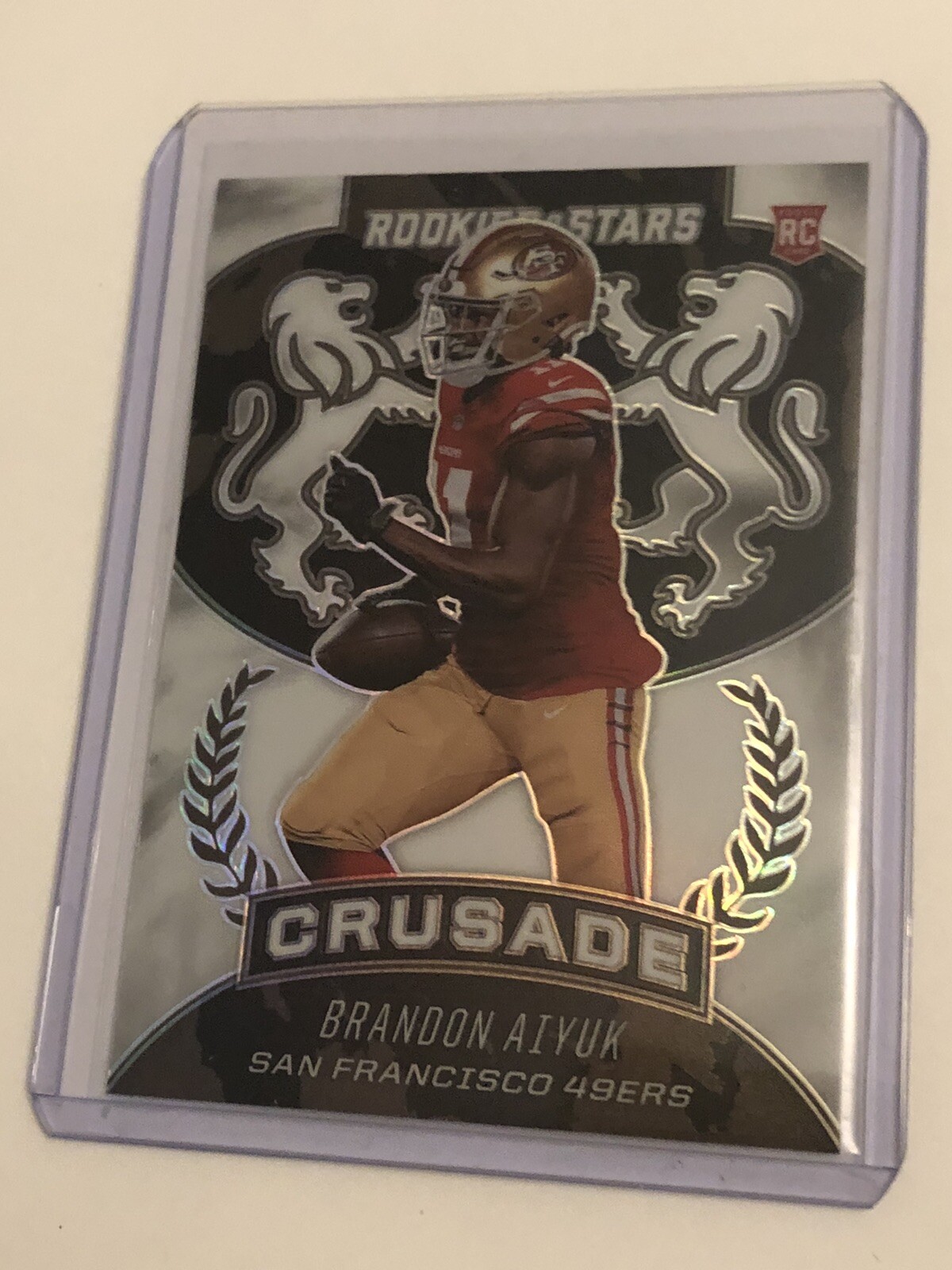 Rookies and Stars Brandon Aiyuk RC Crusade Card #CR-27 2020