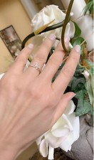 14K Solid Yellow Gold Butterfly CZ Ring 4 Anniversary Gift Stacking Size 6 NWT