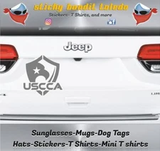 USCCA 6 inch window vinyl decal sticker BOGO