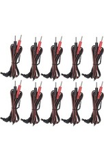 TENS Lead Wires 2.35mm 1.2m 2-in-1 Type - Quantity: 10 Pcs Bag
