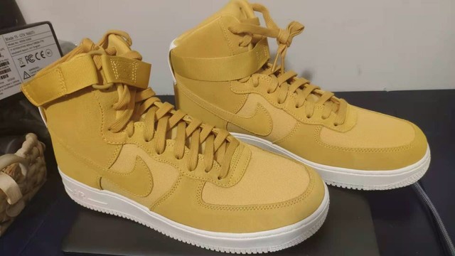 yellow air force 1 suede