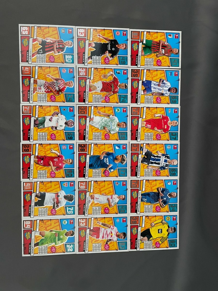 Match Attax Bundesliga 2021/22 – VfL Wolfsburg Sammelkarten Set Mit 18 Karten