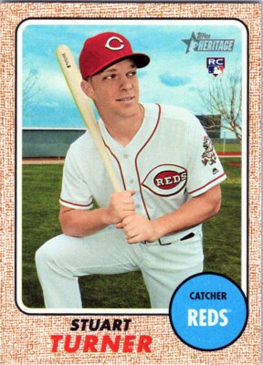 2017 Topps Heritage #636 Stuart Turner RC Cincinnati Reds