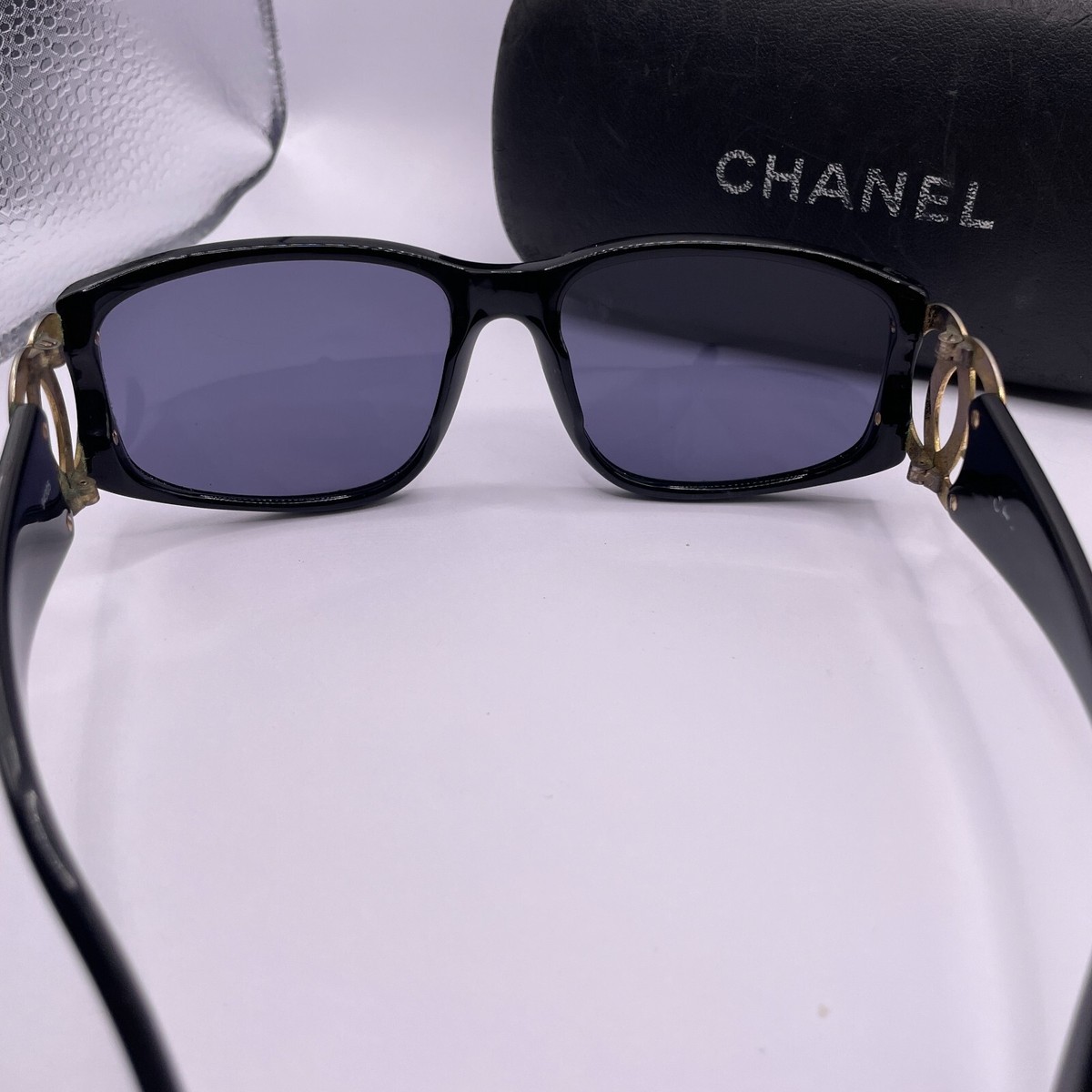 CHANEL Vintage Sunglasses 02461 94305 CC Logos CoCo Mark CHANEL Vintage Sunglasses 02461 94305 CC Logos CoCo Mark