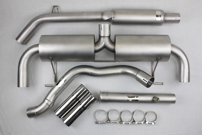 Line Inox Clio 3 RS 203 Phase 2 Catback 63mm GT Performance + Decata Tube