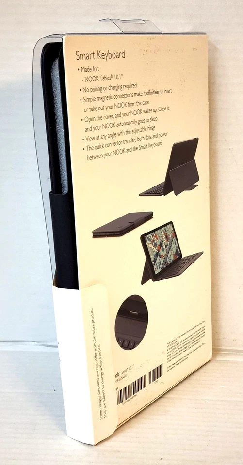 Nook Smart Keyboard for Nook Tablet 10.1" NEW in Package Unused - Image 4 of 4