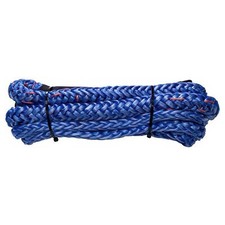 Cargo Equipment 1/2" x 30' Dyneema HMPE Rope with Loops and Wear Pad - Blue