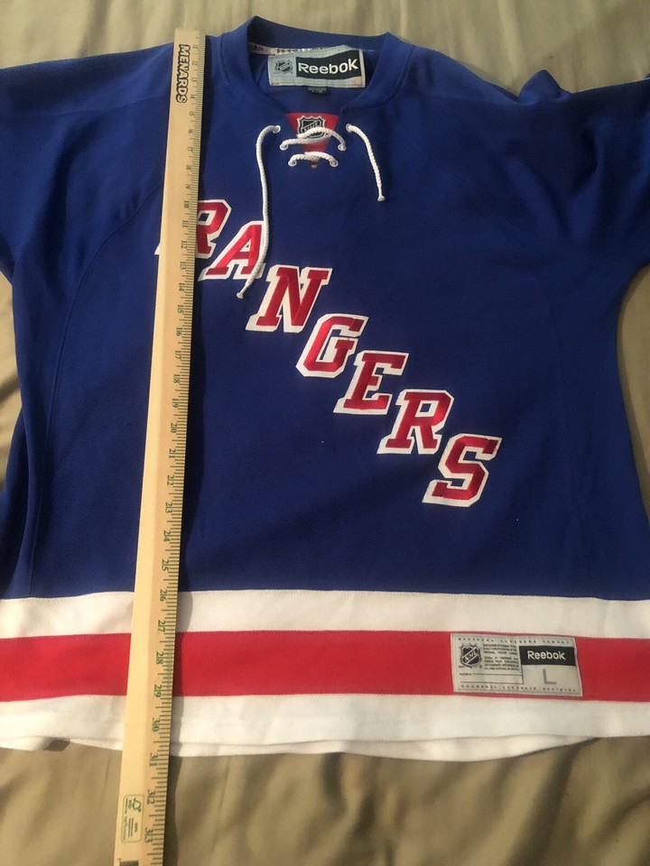 BRAD RICHARDS 19 RANGERS REEBOK SEWN HOCKEY BLUE JERSEY LG Vintage NHL Rangers eBay