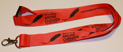 Andre Chenier Oper Bregenzer Festspiele Schlüsselband Lanyard NEU (T15)