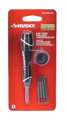 Husky Professional Precision Torx Star Screwdriver Set T4 T5 T6 T7 T8 T9 T10 T15