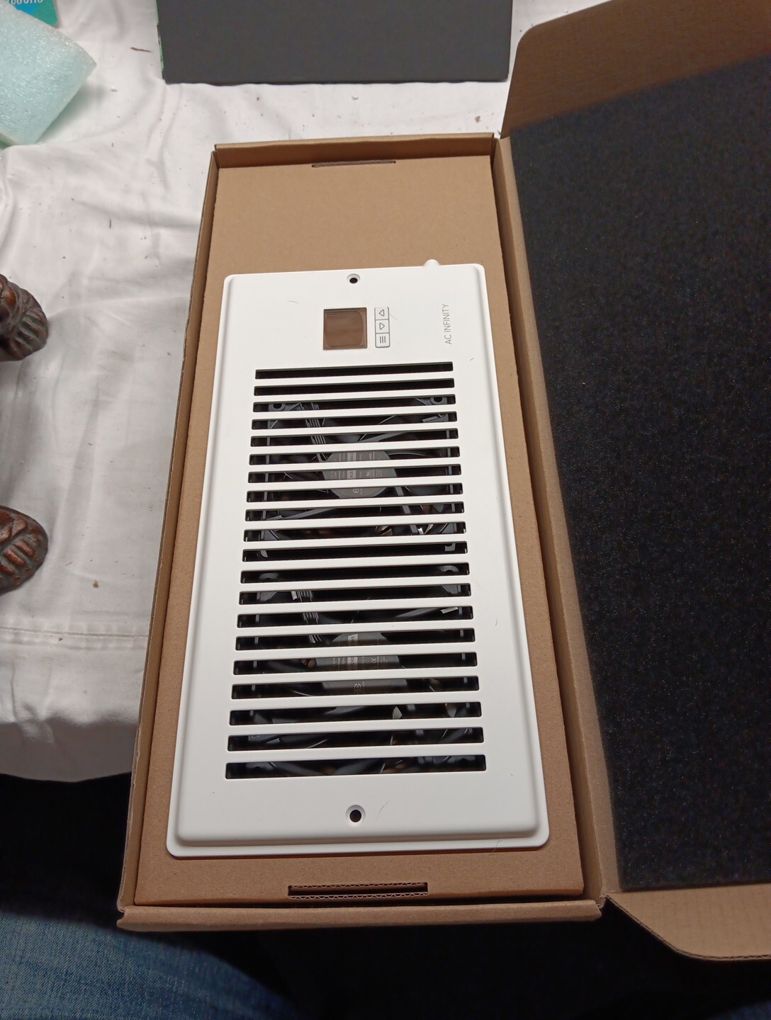 AIRTAP T4 Vent Fan Booster 4 x 10,new Unused Heat And Ac Vent Booster