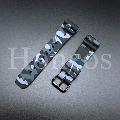Fits for Seiko Diver Watch Band Strap SKX007 SKX009 22mm Color Rubber Camouflage - 第 58/61 張圖片
