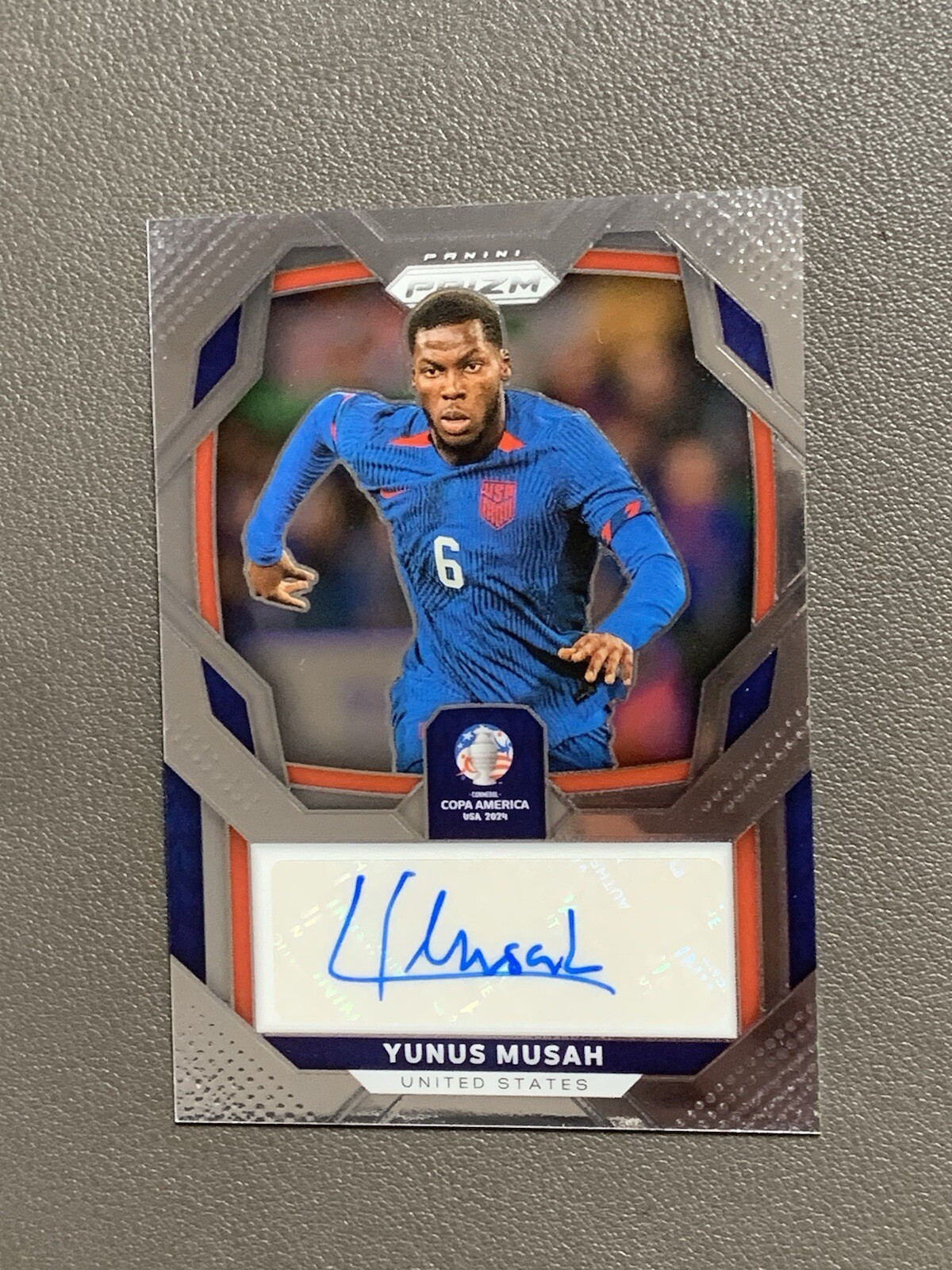 2024 PRIZM CONMEBOL COPA AMERICA YUNUS MUSAH Auto USMNT