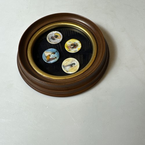 Degrazia Framed Miniature Plates Set of 4 Plates - Picture 9 of 14