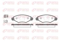 Remsa BremsbeläGe Bremsbelegsatz Vorne FüR Peugeot 206 CC CitroëN Xsara