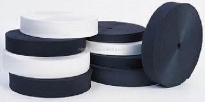 NEU 25 MM 1'' ZOLL WEISS FLACH ELASTISCH 1,2,3,5,10,25 METER LÄNGEN/ROLLE