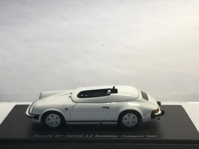 Spark 1:43 Porsche 911 Carrera 3.2 Speedster Clubsport White 1987 Art. Nr: S2087 - Photo 1/4