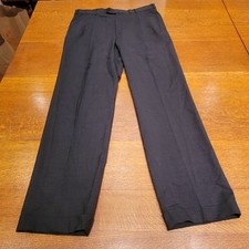 Brooks Brothers Brooksease USA Made Wool Pleated Cuffed Gray Pants 38x32