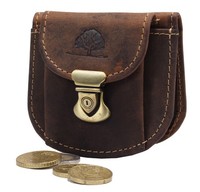 Greenburry DamenböRse Vintage Portmonee LederböRse GeldböRse Geldbeutel Braun