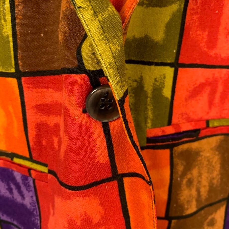 Vintage Options Melrose Patchwork Pattern Colorfu… - image 3